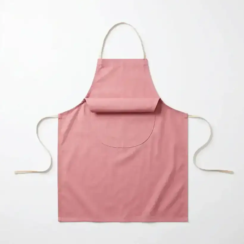 SAS APR-7002 — Oxford Cotton Apron · Pink · 530 GSM