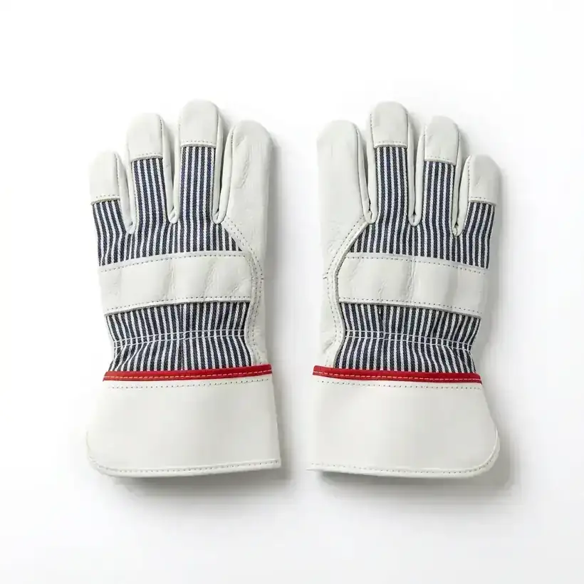 SAS WRK-8008 — Full-Grain Cow · Striped Canvas Back