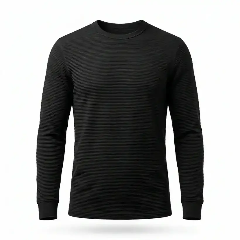 SAS 9040 — Channel-Knit Thermal Top