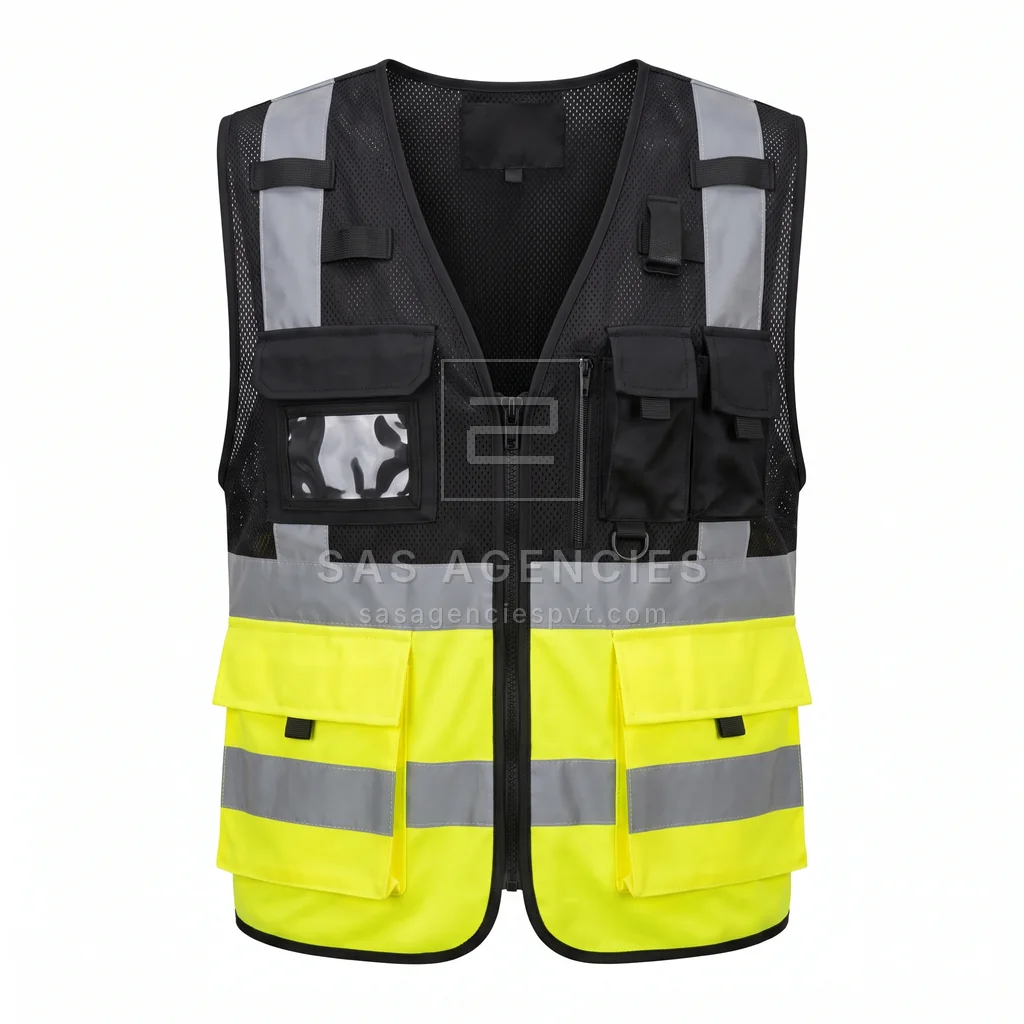 SAS 9052 — Security Hi-Vis Vest — Mesh