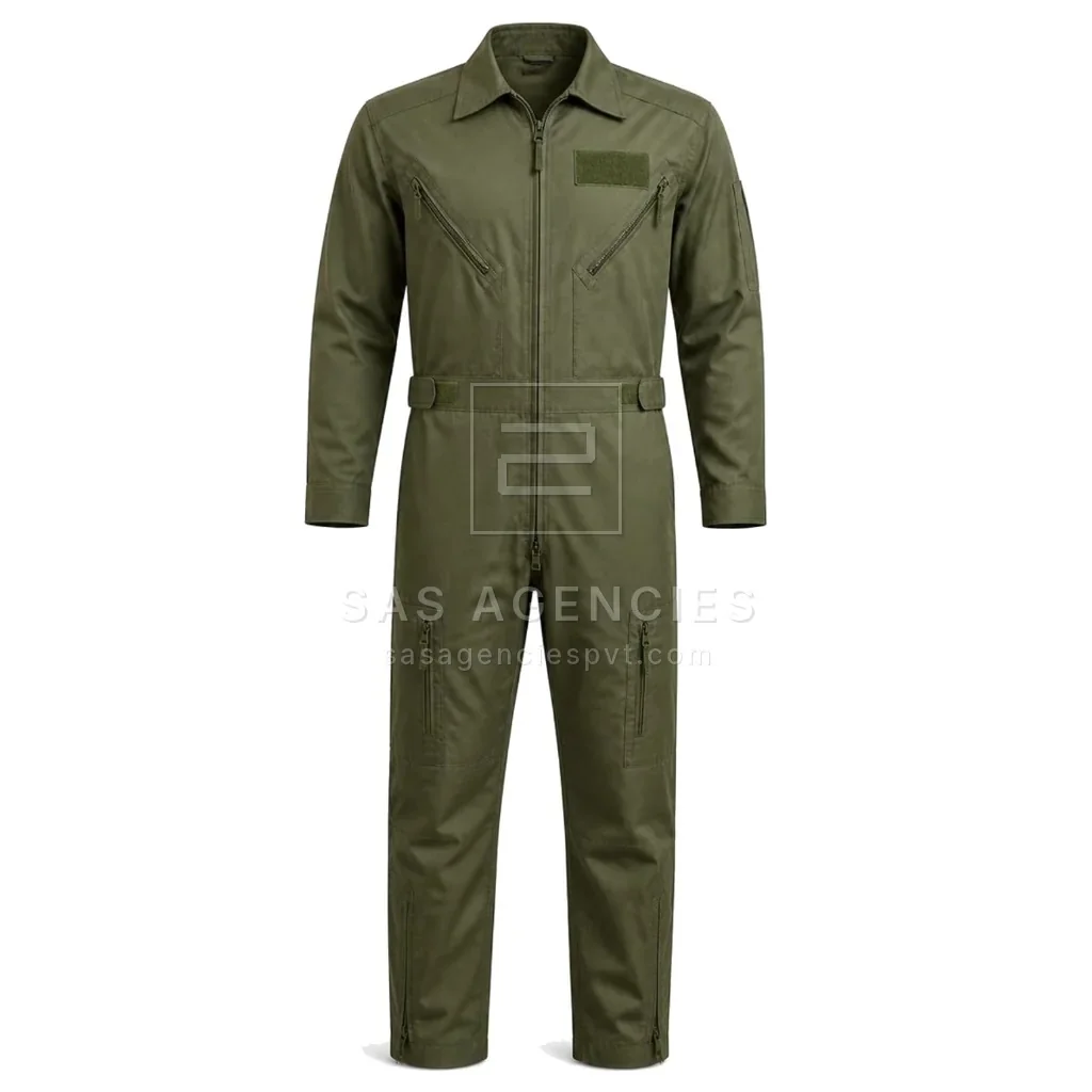 SAS 9056 Pilot Flight Coverall — Olive — coverall manufacturer Pakistan